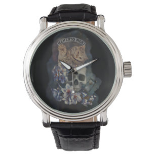 Montre Memento mori cat