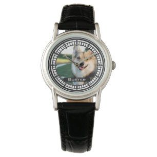 Montre Mémoire pour animaux. Photo de votre animal de com