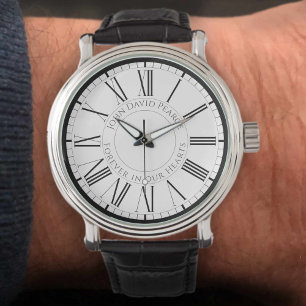 Montre Mémorial de nom et d'inscription