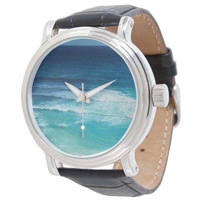 Montre Mer de Cancun Mexique (Incliné)