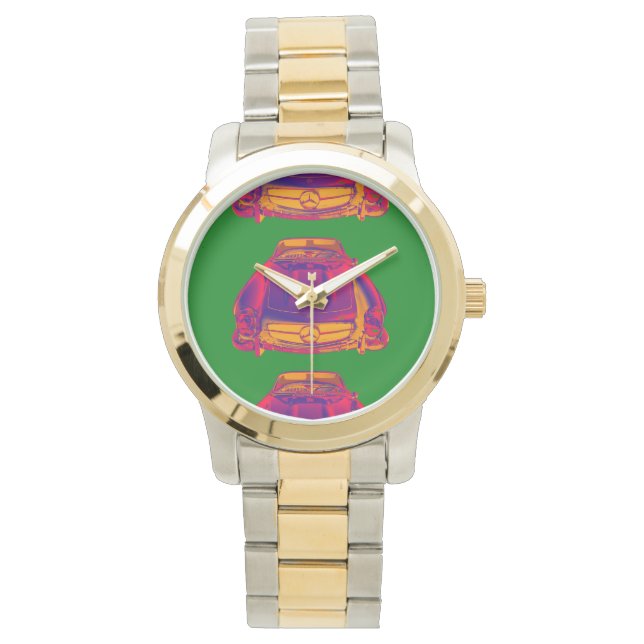 Montre Mercedes Benz 300 SL Convertible Pop Art (devant)