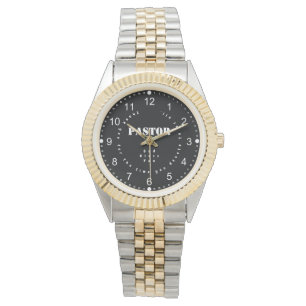 Montre Merci d'appréciation du pasteur pour le temps