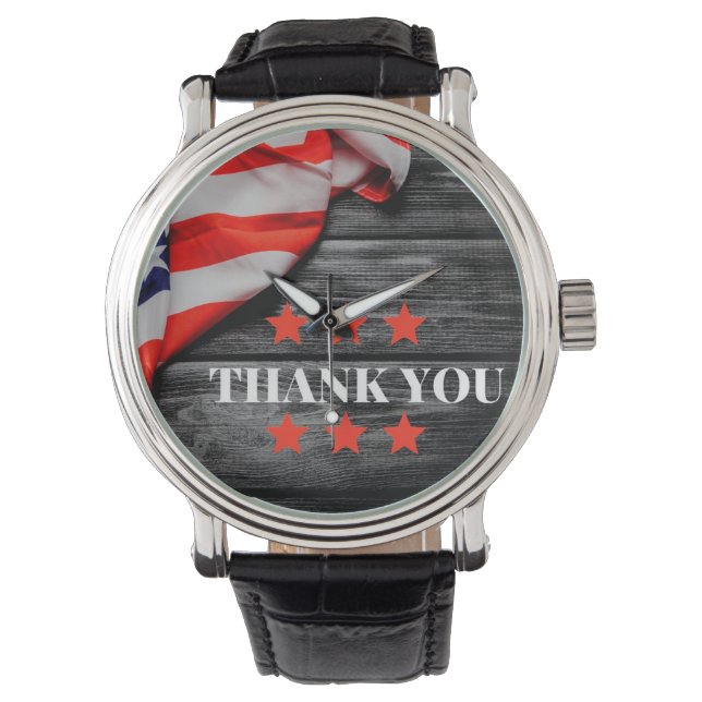 Montre Merci patriotique (devant)