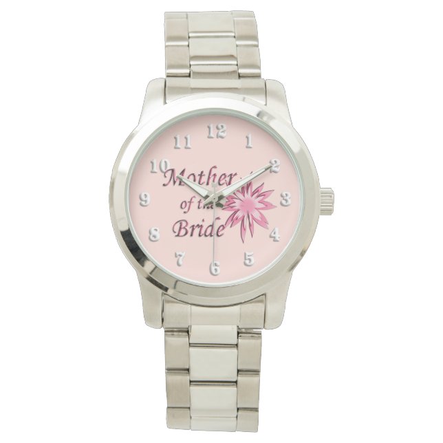 Montre Mère de la mariée rose (devant)
