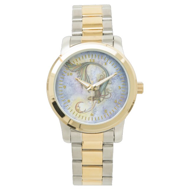 Montre Mermaid Moon Imaginaire Art (devant)