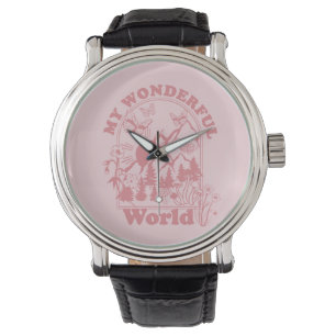 Montre Mes merveilleuses fleurs rétro du monde