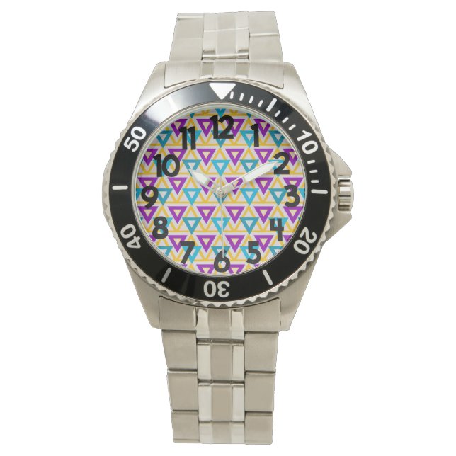 Montre Mesh triangle Bauhaus (devant)