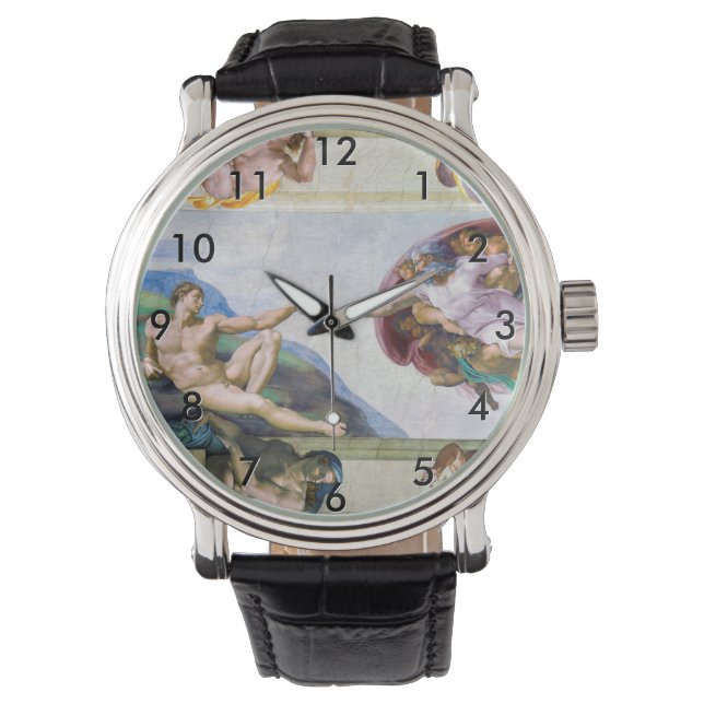 Montre Michelangelo - Création d'Adam, Chapelle Sixtine (devant)
