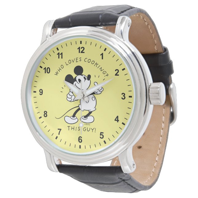 Montre Mickey Mouse | Mickey Mouse Qui aime la Cuisine (Incliné)