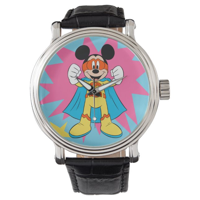Montre Mickey Mouse | Super Hero Cute (devant)