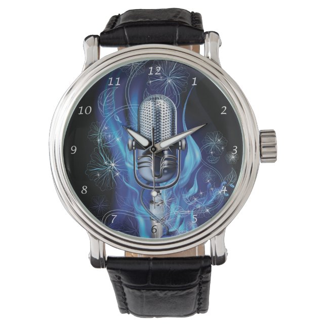 Montre Microphone vintage (devant)