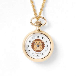 Montre mignon amateurs de hérisson ajouter nom