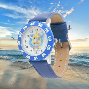 Montre mignon été licorne ajouter nom filles enfant