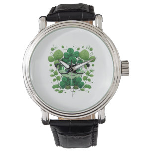 Montre mignon Jour de la Saint Patrick mignon shamrock da