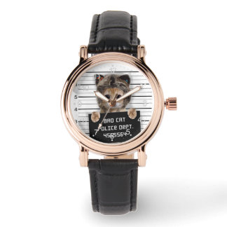Montre Mignonne chat mauvais garçon