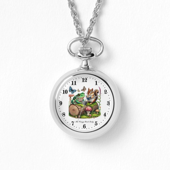 Montre Mignonne dame de livre fou (Recto)