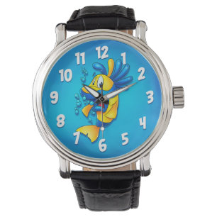 Montre mignonne de bande dessinée de poissons