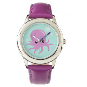 Montre mignonne de poulpe