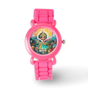 Montre Mignonne Princesse amoureuses filles ajouter le no