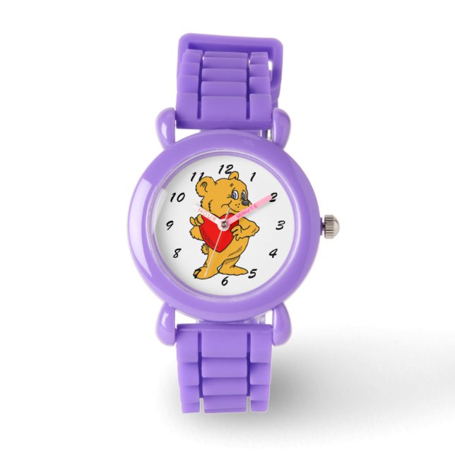 Montre Mignonne Valentine Bear Wristwatch (Recto)