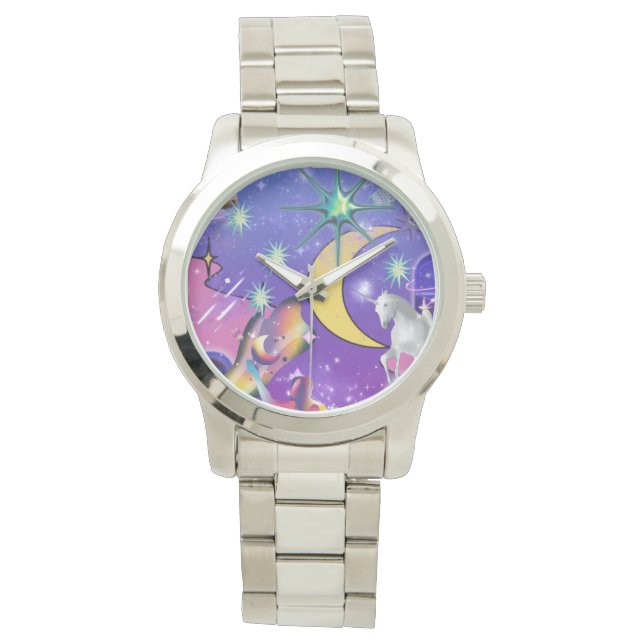 Montre Mikitiez aquarius galaxie été bière brillante (devant)