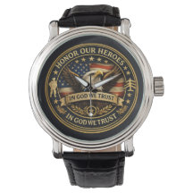 Montre militaire patriotique Eagle Heroes