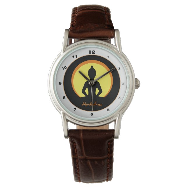 Montre Mindfulness & Meditation Design Watch (Bouddha) (devant)