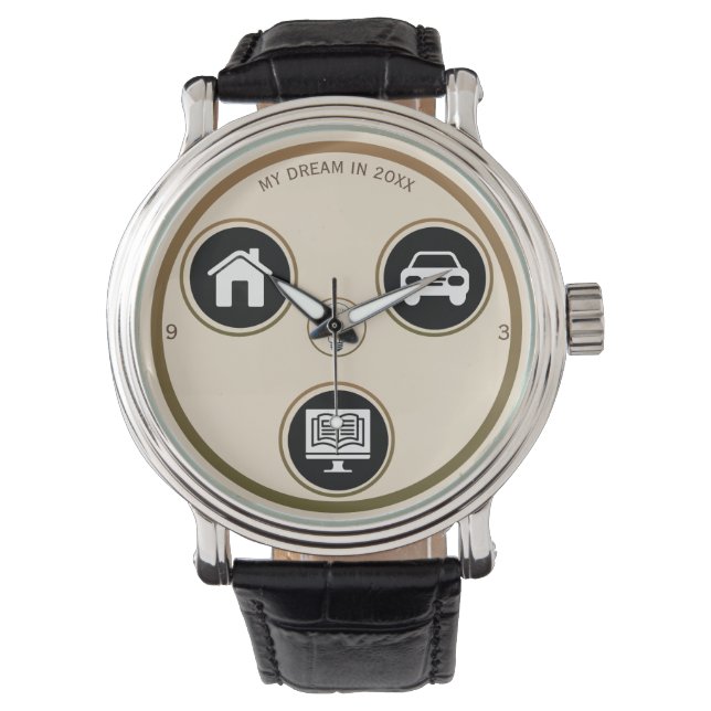 Montre Minimalist Life Icons eWatch (devant)