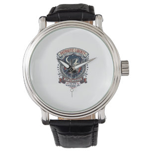 Montre Mission de nuit patriotique Loup patriote Militair