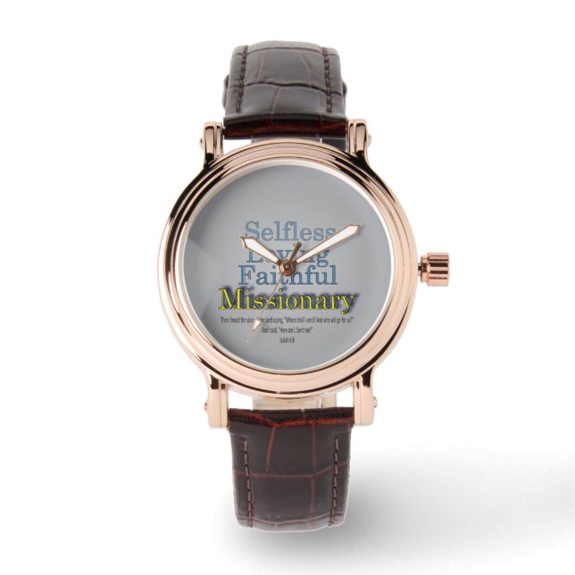 Montre Missionnaire fidèle (Recto)