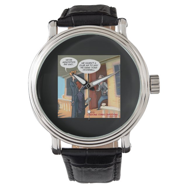 Montre Missionnaires Agnostiques Unisex Funny Watch (devant)