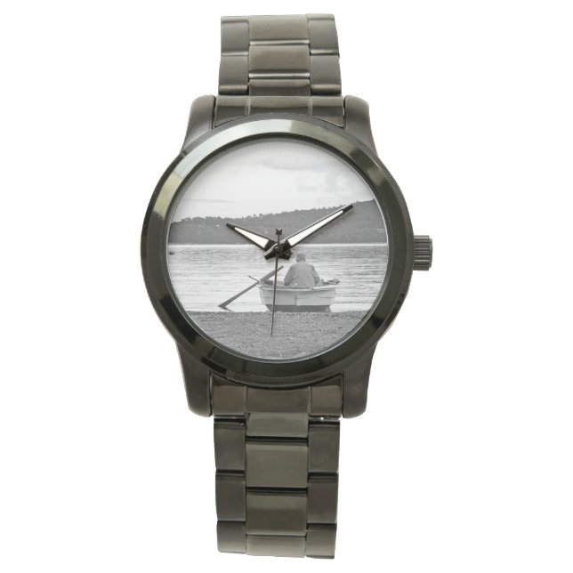 Montre Mode de vie cool photo culturelle du pêcheur égéen (devant)