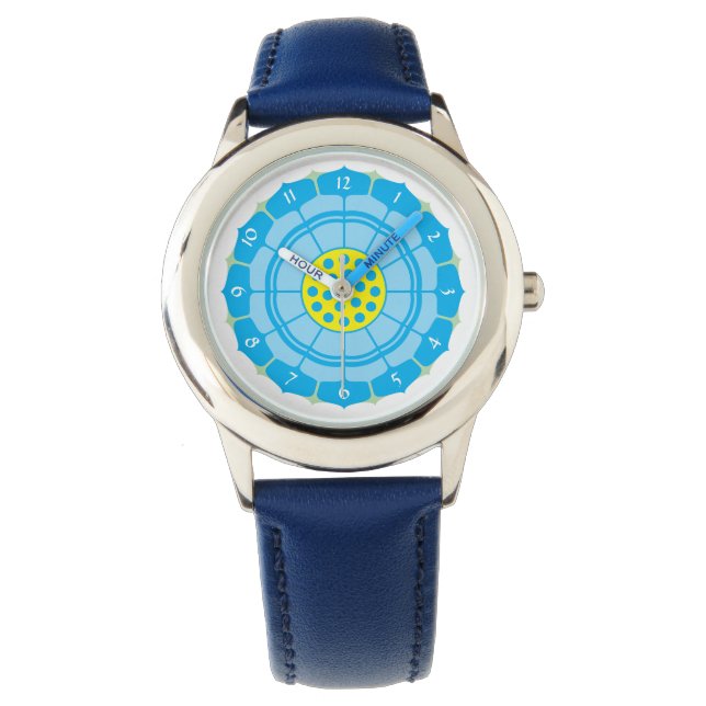 Montre Modèle de fleurs Lotus (devant)