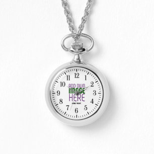 MONTRE MODÈLE DE TEXTE D'IMAGE BLANCHE SIMPLE MODERNE