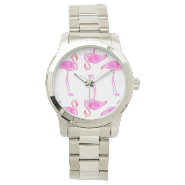Montre Modèle flamant rose (devant)