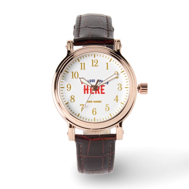 MONTRE MODERNE ET MODERNE PERSONNALISABLE BROWN VÉRIFIÉ (Recto)