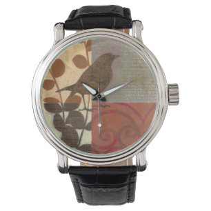 Montre Moineau de damassé