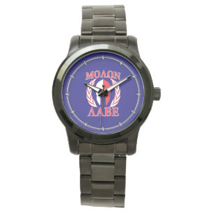 Montre Molon Labe Spartan Armor Laurels Tri Color