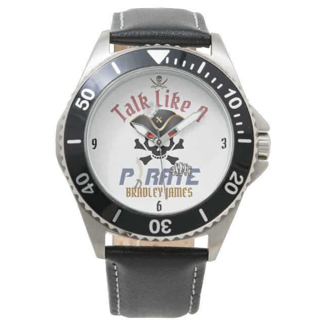 Montre Mon trésor | International Talk Like a Pirate day (devant)