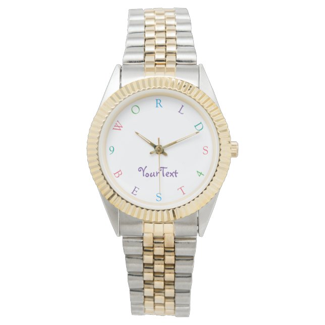 Montre Mondes meilleur professeur docteur infirmière guet (devant)