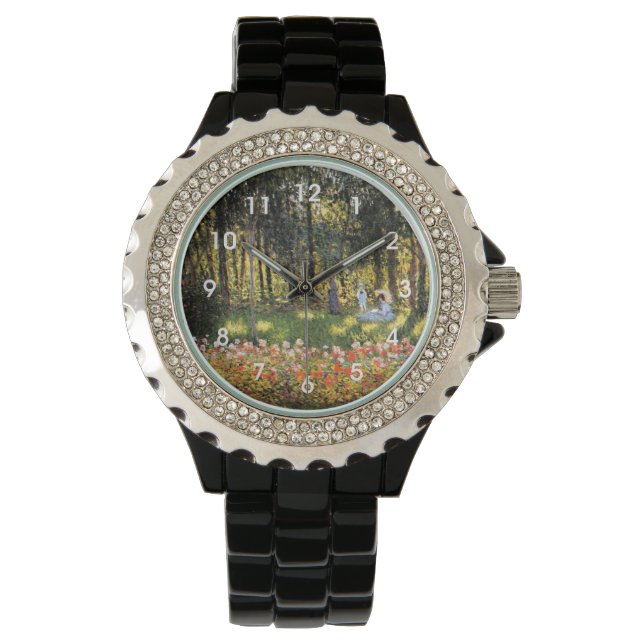 Montre Monet - La famille de l'artiste dans le jardin (devant)