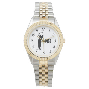 Montre Monogram Golfer Black Golf Elégant père moderne