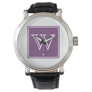 Montre Monogramme Carré violet