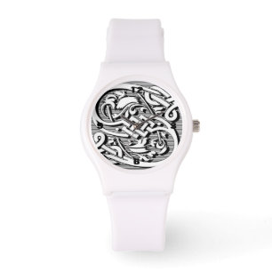 Montre monogramme celtique S de la Renaissance de