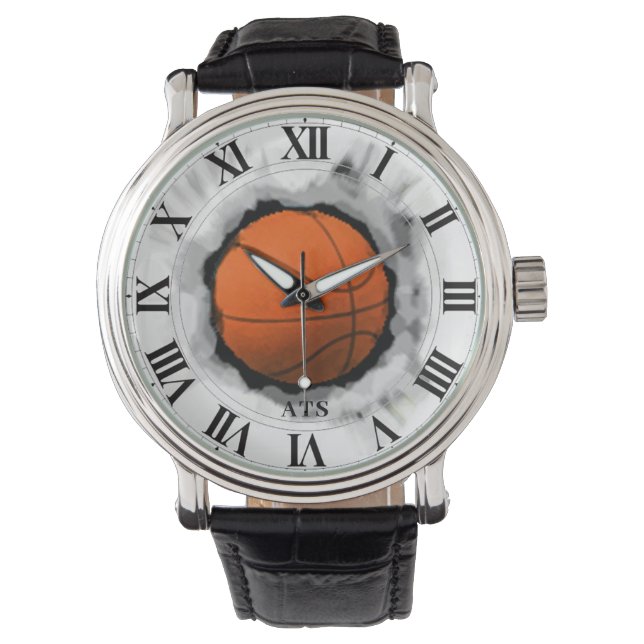Montre Monogramme de basket-ball (devant)