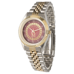 Montre Monogramme de coutume de style romain