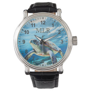 Montre Monogramme de Honu à la tortue hawaiienne