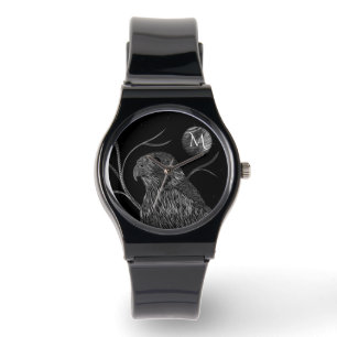 Montre Monogramme de Pleine lune de faucon
