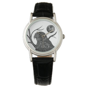 Montre Monogramme de Pleine lune de faucon