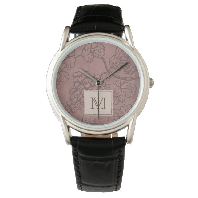 Montre Monogramme du cépage de Bourgogne (devant)